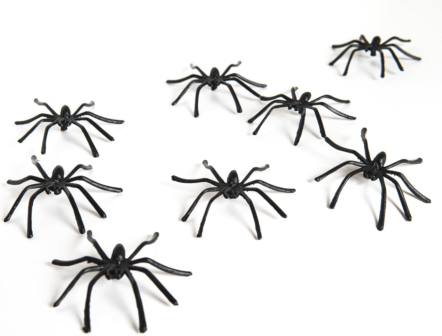 Halloween Spider Web Decoration, 200 Square Feet & Plastic Spiders, Halloween Party Supplies, Spider Webs (Small, 200 Sq Feet) (8 Fake Spiders Included)