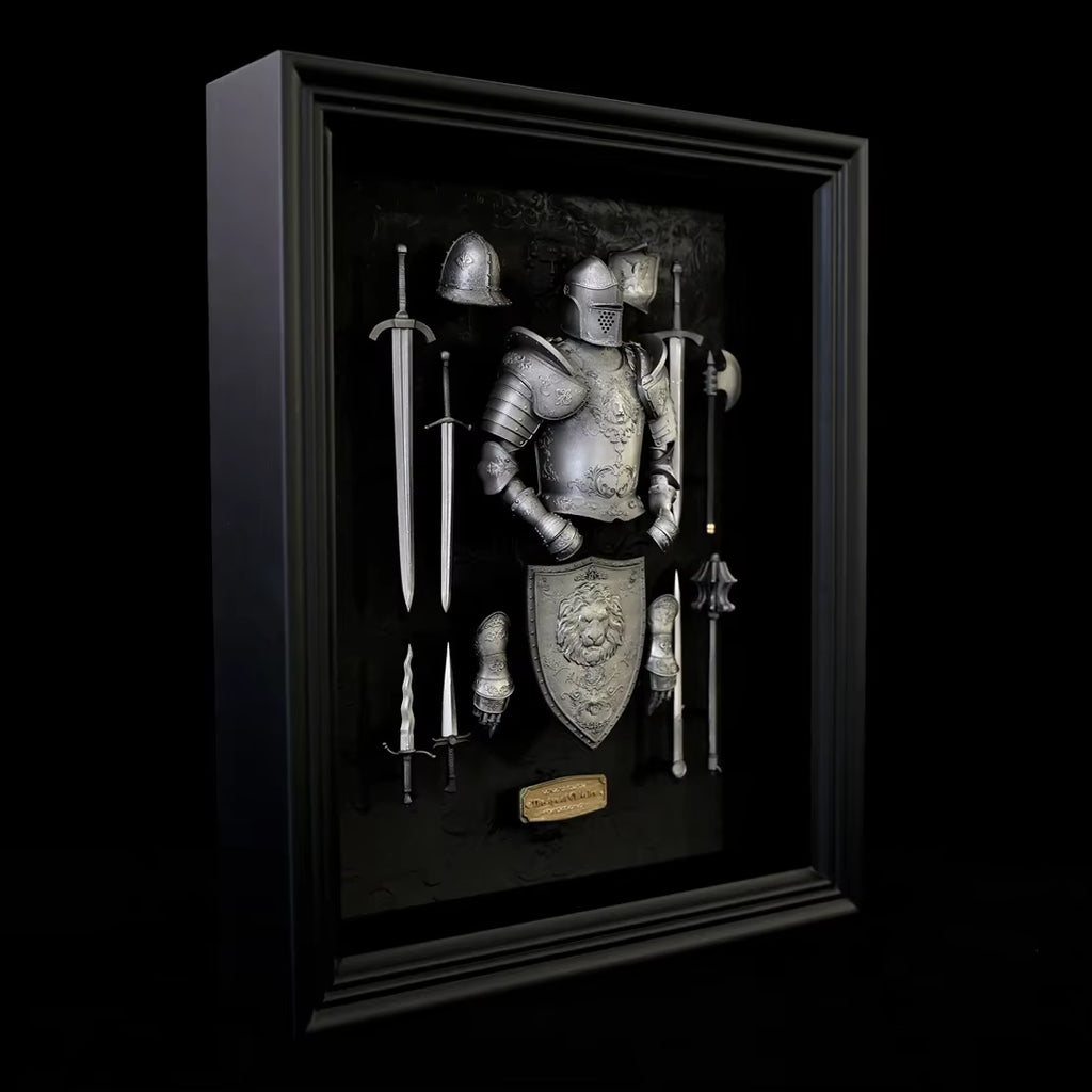 Resin Home Decoration Craft Ancient European Medieval Armour Finished Home Decoration Model Decorative Frame LTCP-266