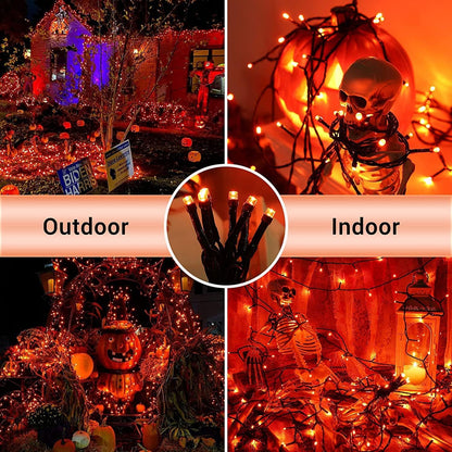 500 LED Halloween Lights Outdoor, 164 FT Fairy Lights with 8 Modes