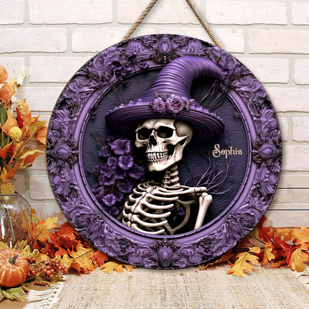 Halloween Skull Wood Sign, Home Decoration 02TOTN290824